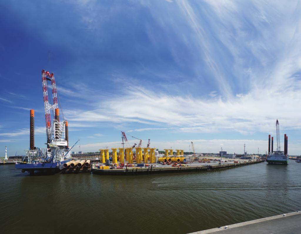 REBO terminal the ideal hub for offshore wind & heavy lift activities in the North Sea Edition December 2016 REBO terminal Energy Port Oostende easy access -