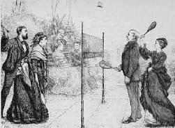 of the game called poona was played. In the 1860 s, British Army officers posted to India became interested in Poona and took the game home to England, where the rules of badminton were set out.