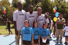 OKLAHOMA CITY THUNDER IN THE COMMUNITY The Thunder and its Community Foundation are