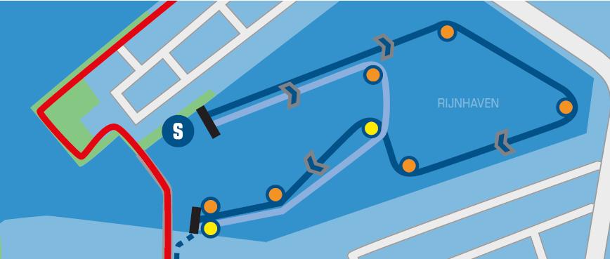 Course Map Swim Orange buoys should be on your