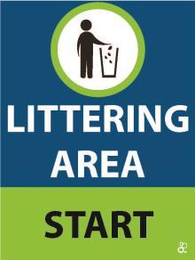-Discard water bags & litter in the Littering Zones (located 20m before to 80m after Aid Stations)