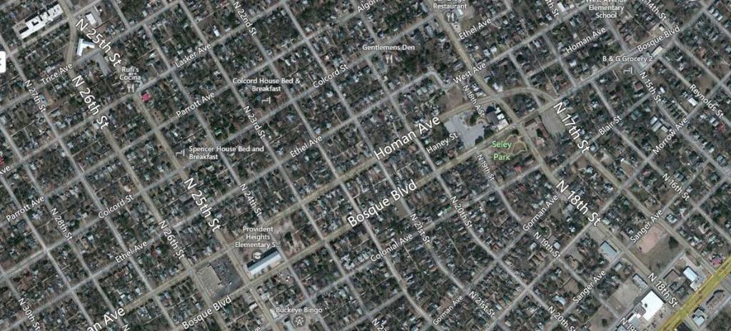 CASE STUDY #1 Waco Downtown Couplets Assessment Keep Bosque/Homan, 17 th /18th one-way Deciding Issues