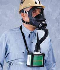 Air-Purifying Respirators: Industrial Industrial-Size and Super-Size Gas Masks The Super-Size and Industrial-Size Gas Masks are a protective system consisting of a facepiece, breathing tube, harness,