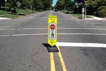 Signage Description: Traffic signs can be used to alert or inform motorists of a condition or a potential situation.