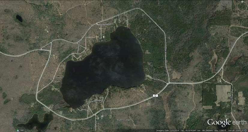 Lake Emily (WBIC 651600) Lake Emily is a 183 acre drainage lake with a maximum depth of 43 feet (WDNR 2015D).