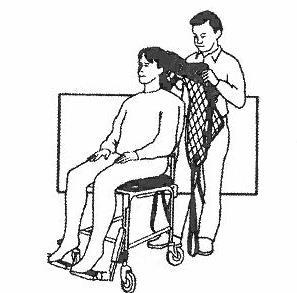 Positioning the Sling: From a Seated Position 1.