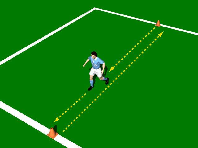 Soccer Speed, Agility and Quickness Circuit Agility Drill Place 2 cones 10 yards (8 metres) apart in a straight line.
