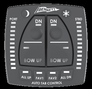 System Overview AutoTrim Pro All-in-one trim tab control system The Bennett ATP control is designed to enhance the boating experience by taking control of the trim tab operations during the time that