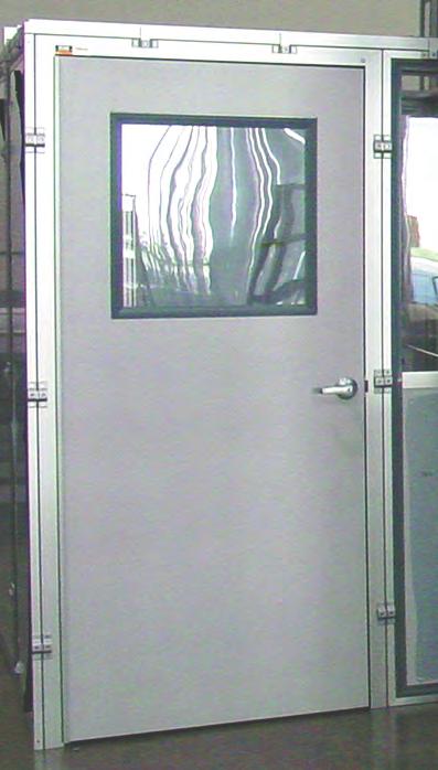 DOOR AND VENTING OPTIONS AirLock doors are pre-hung in their frames for quick and