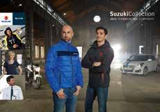 Don t miss our additional Suzuki Collection 2015 Teamwear and Corporate catalogue. Don t miss our additional Suzuki Collection 2015 Clothing and Merchandise catalogue. www.suzuki.