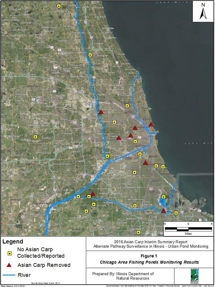 Alternative Pathway Surveillance in Illinois Urban Pond Monitoring 2016 Plan Figure 1.