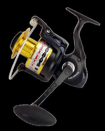 ) After the good success achieved with BLACK SEA, we decided to develop 2 smaller size reels, in order to cover, with this series, a wide range of fishing techniques.