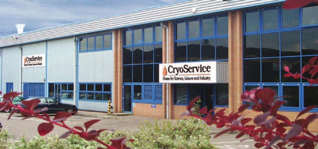 CRYOSERVICE - THE DIFFERENCE From our inception in 1970, we have embraced innovation and new technology to produce a World Class solution to the supply of specialist gases.