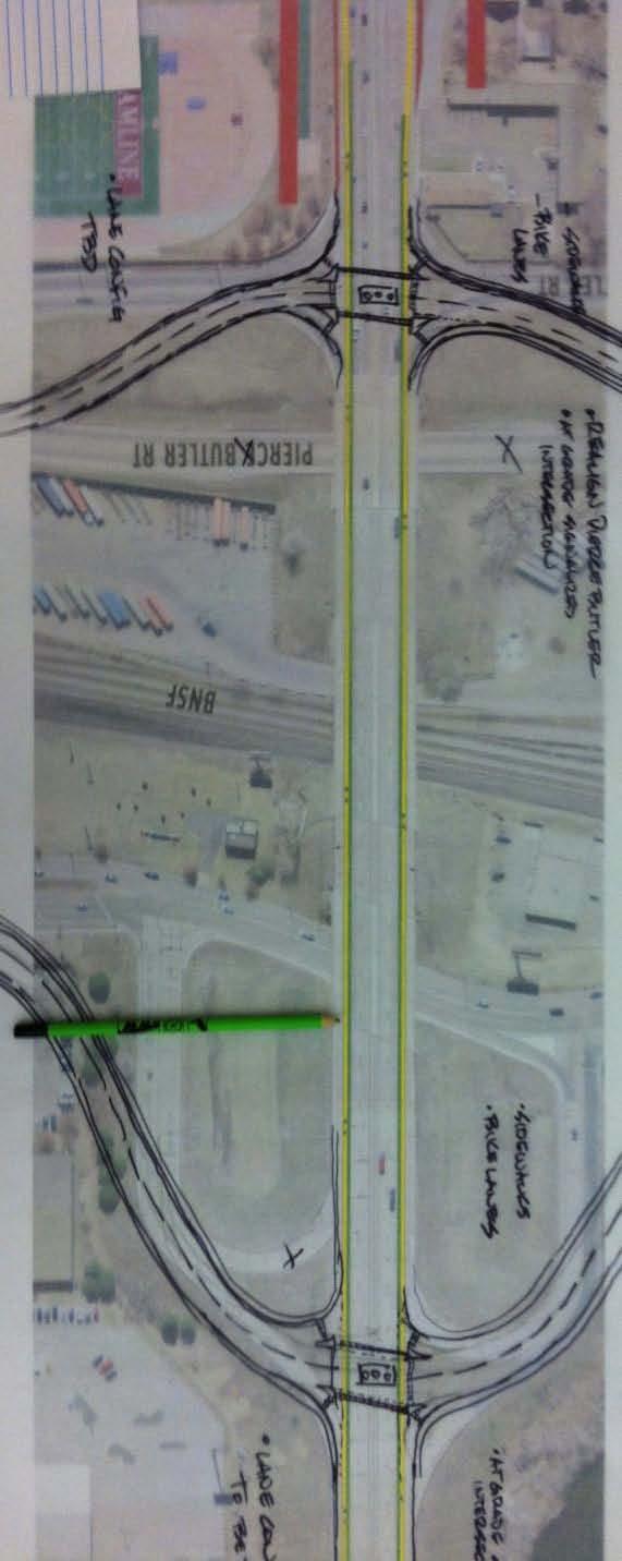 Long-Term Concept Zone 5 North of Taylor Avenue Signalized intersections at Pierce Butler Route and Energy