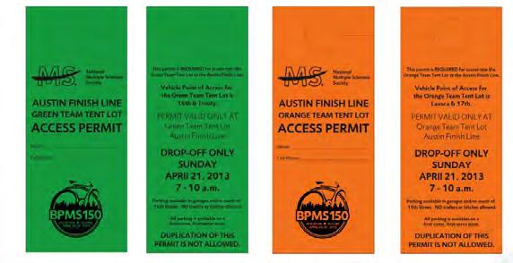 Austin Finish Line Site Access Arrivals: 7 am 11 am (unloading only!