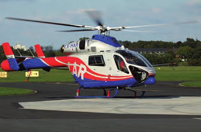 14/28 MD HEliCOPTER The MD 902 with its spacious cabin provides a great platform for Aerolite s EMS equipment, utilising the existing attachment provisions for the installation of cabinets and