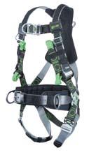 90 Buckingham Premier Tower Harness 'H' style full body harness with a built in body belt that features a Dri-lex shell