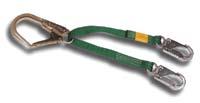 90 54Z 4888-40 Vertical Lifeline used in Conjunction with Hook Ladders 3/8" eye to eye wire sling, 5/8" metal thimble
