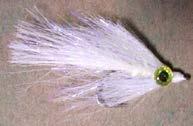 Purple and black baitfish EP Mullet UV Baitfish Shrimp Crab Fly selection is based on the type of fish targeted and the water being fished. Flies generally imitate either baitfish, shrimp or crabs.