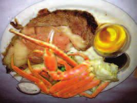 25 seafood and prime rib BuFFet *Reservations Required* 5:30 pm 8:30 pm $29.95 per Adult $15.