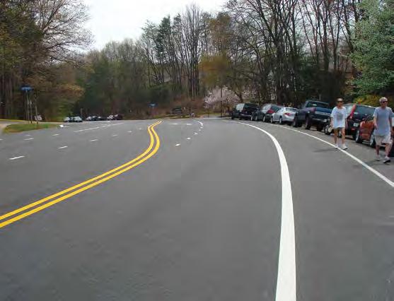 The bicycle lane makes that route an option for many who would have been too intimidated to use the street previously.