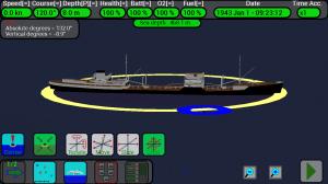torpedoes in the 3D view : A blue