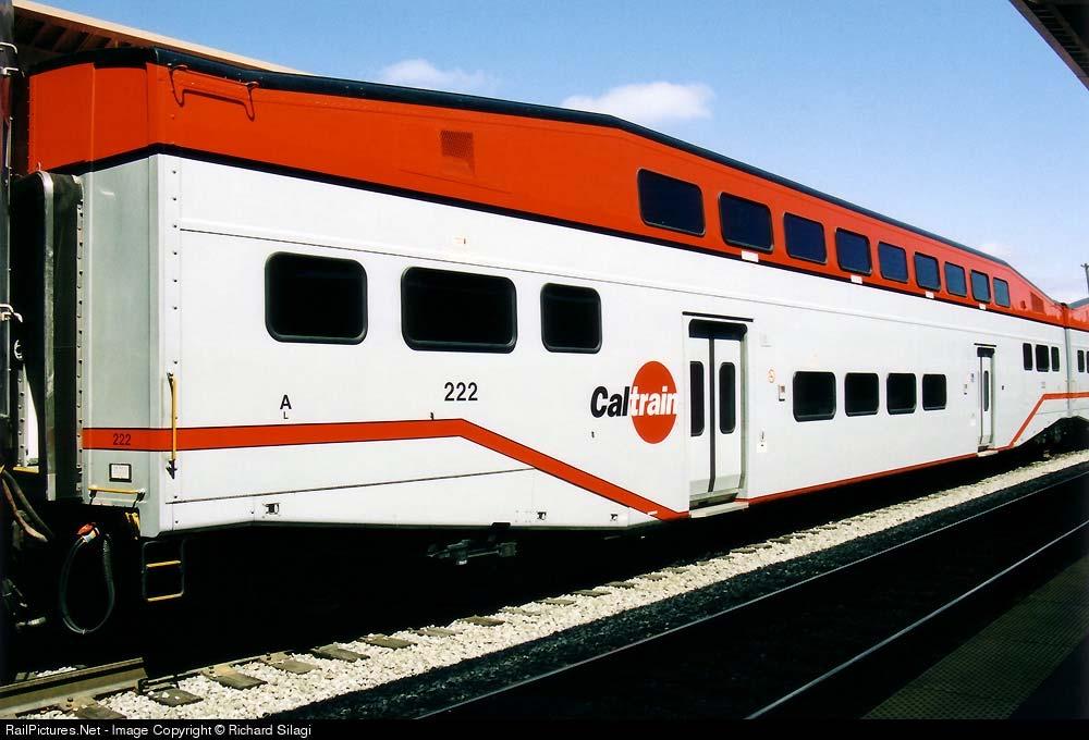 Gallery equipment looks like the picture below and has a center car entry: 2016 CALTRAIN