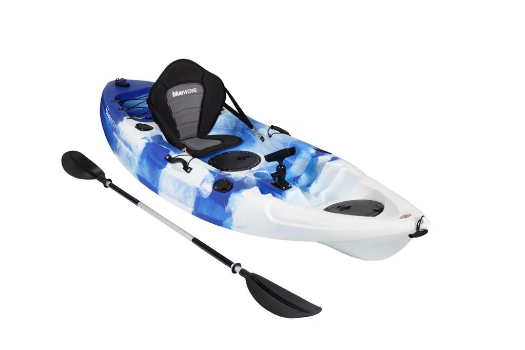 GET CARRIED AWAY - Our Kayaks are easy to transport to the water with two people using the various carry handles secured to the hull of the kayak.