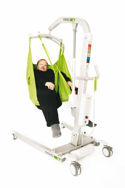 Despite its size, Viking XL weighs only 42 kg (93 lbs.) and is very easy to handle. A lifting capacity of 300 kg (660 lbs.