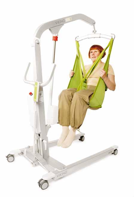 All the way, directly from the floor Original Highback gives the patient comfortable support during the entire lifting operation.