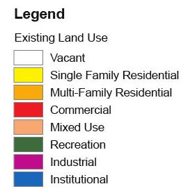 LAND USE AND DESTINATIONS Figure 3 displays the Existing Land Use in Coral Ridge Country Club Estates.