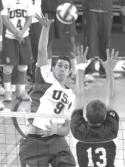 .. He was a USC co-captain... 2007: He appeared in 16 matches as a backup opposite hitter as a first-year freshman in 2007... He started once (against BYU)... Overall, he had 14 kills and 8 digs.