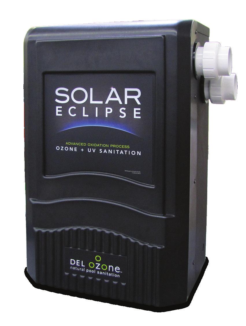 Solar Eclipse Brings AOP to the Residential Pool Ozone + Germicidal UV System - Advanced Oxidation Process (AOP) for Residential Pools Overview DEL Ozone introduces the first compact high technology