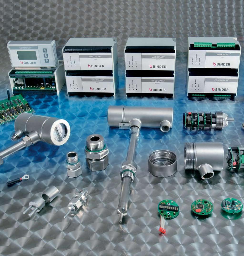 The modular concept The COMBIMASS series of gas flow meters is unique due to its advanced modular design. Various basic modules are available which may be combined as desired with different sensors.