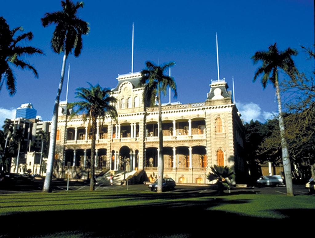 Stop for one hour at the majestic Iolani Palace and a docent guided tour of this incredible structure.