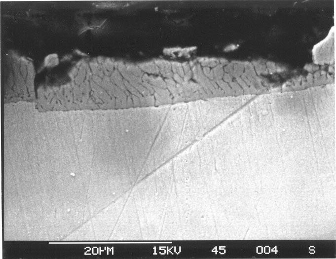 and 2.5 mm) tom. SEM pictures of the cut kerf from the second run, as well as their profilometer traces at three different gas pressure levels, are shown in Figure 15.