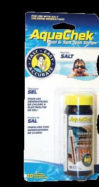 Salt System Test Kit Sodium Chloride, Free Chlorine, ph,, Product #542228 Convenient duo pack measures the effectiveness of any salt