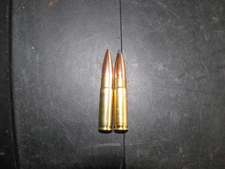 one of my hand-loaded rounds: Figure 22 :