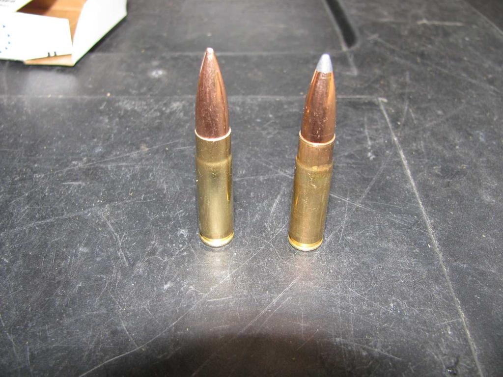 Figure 23 : Factory vs. Hand-loaded.300 BLK Even though they look good, if they don t work right in my rifle they are a waste of time and money.