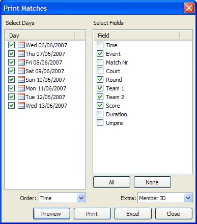 The second file is the player file and this allows the system to match details if a Tennis Ireland PIN is not available.