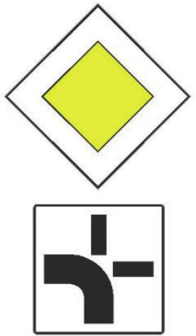 a) b) c) Figure 3 The most common European traffic sign combinations for NSUI Figure Standard TWSC intersection Figure Non-standard TWSC intersection The second main characteristic of NSUI is that