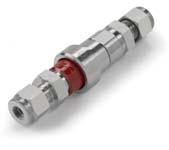 end shut off (DESO). Again fully compatible with the Swagelok equivalents, (QC Range).