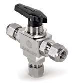 A range of three-way valves are also available.