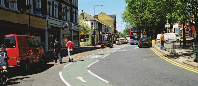 Chapter 4 London Cycling Design Standards Transition between cycle lanes and cycle tracks 4.2.