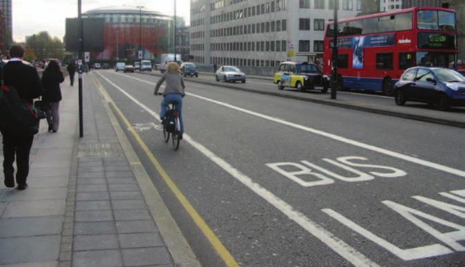 Chapter 4 London Cycling Design Standards Parking 30m 10m 20m 1 in 5 taper 1 in 10 taper Parking Figure 4.7 Minimum gap between parking where cycle lane returns to kerb Cycling route 4.