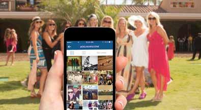 SET THE SCENE ON SOCIAL Follow us on Twitter, Instagram and Snapchat @delmarracing and like us on Facebook.