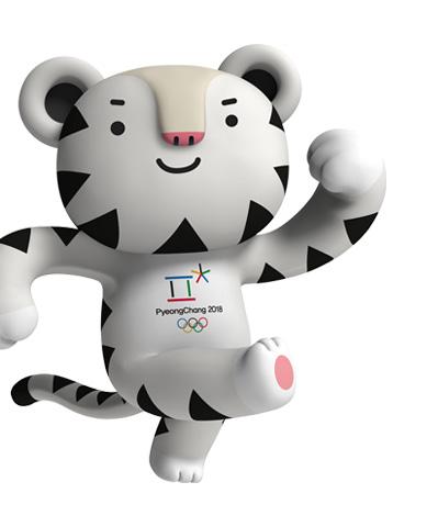 Part : The PyeongChang Games cons of the Games / t s not the Games without a mascot! This is another element of the PyeongChang 08 visual identity inspired by Korean culture.