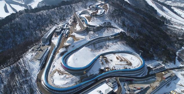 Coastal Cluster Gangneung Mountain Cluster PyeongChang 3 4. Alpensia Sliding Centre. 07 / PyeongChang Organising Committee for the Olympic Winter Games 08 (POCOG).