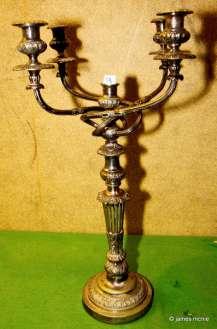 D13 Candelabra Four Arms, Five Candle Holder.