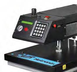 HOTRONIX AIR SWINGER Pressing 7. PREPARE TO PRINT When the targeted press temperature is reached, the display will prompt you with the message READY TO PRINT.